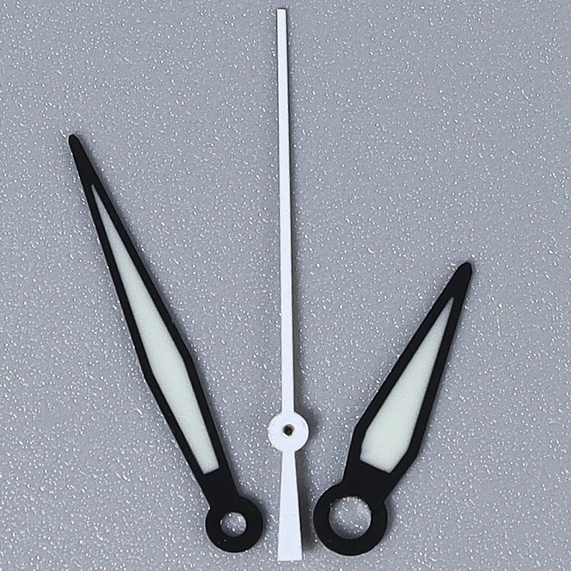 High quality Watch Hands Green Luminous Watches Pointers For Mod pilot NH35 NH36 Automatic Movement 7.8*12*12.5mm Watch Needles