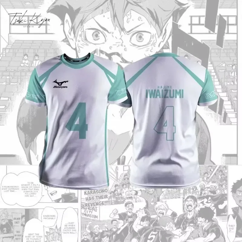 3D Digital Print Anime Haikyuu Cosplay Costume Aoba Johsai High School Uniform Toru Oikawa Hajime Iwaizumi Seijoh Volleyball