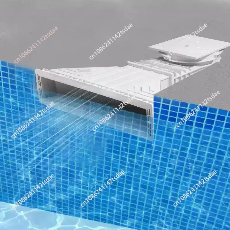 High‑quality ABS Material White Sports PVC Skimmer Wide Wall Spa and Pool Accessories