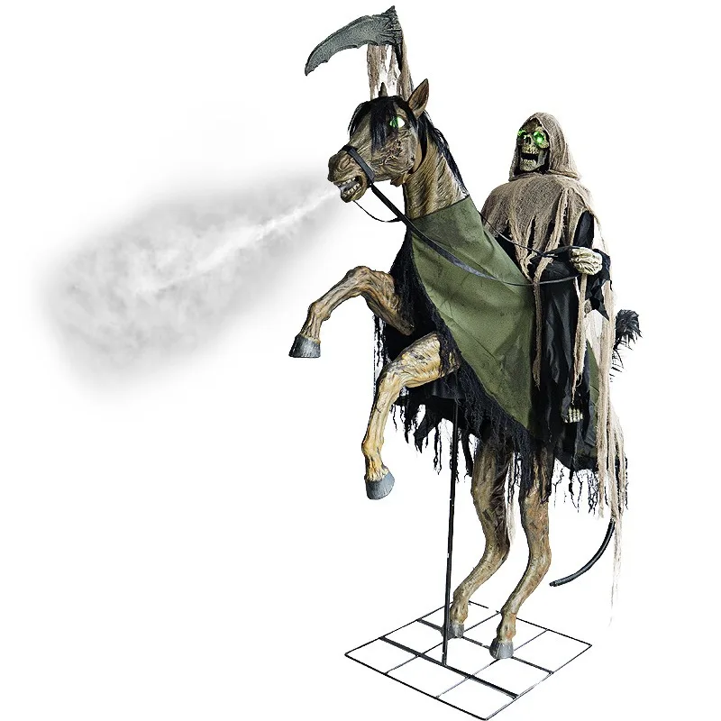 

Large Outdoor Halloween Haunted House Amusement Park Electric Induction Ornament for Festive Atmosphere