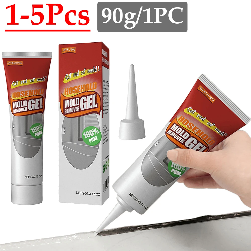 90g Household Mold Remover Gel Multi-purpose Mildew Repellent Gel Chemical Mildew Remover for Furniture Tile Floor Cleaning