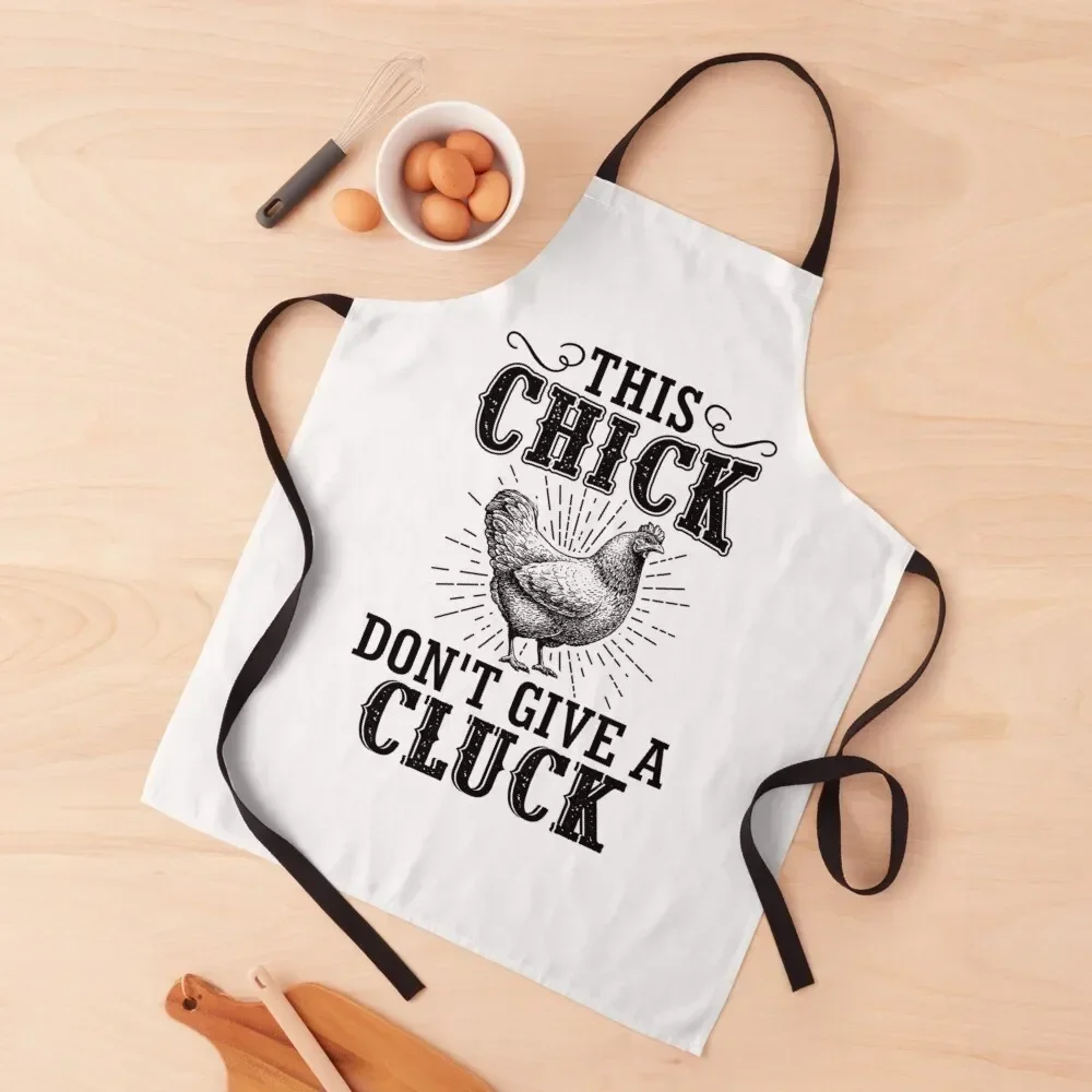 

This chick don't give a cluck chicken shirt. Funny chicken gift for men, women and kid Apron Kitchens Men men Apron