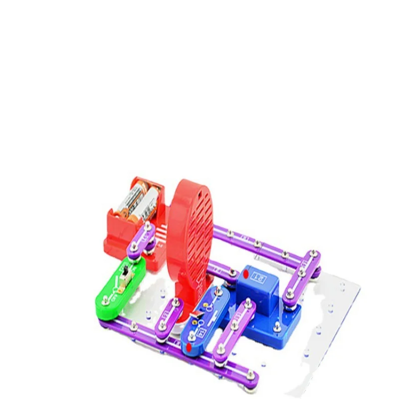 Children science steam physics circuit building blocks toys experiments intellectual parent-child educational electronic kid toy