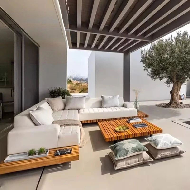 Ensemble de canapés de jardin  - Outdoor Furniture Teak avis et prix