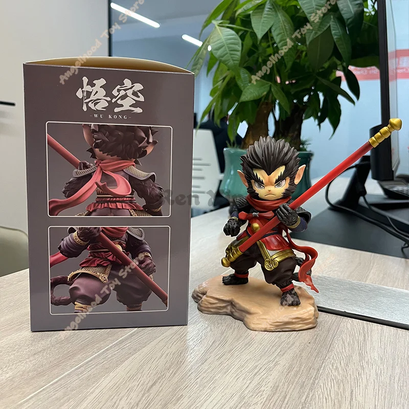 Mito Negro: figuras de Wukong, figura de Anime Wukong, versión Q, estatuilla de Pvc Gk, modelos de estatua, colección de muñecas, adornos de escritorio, juguetes, regalos