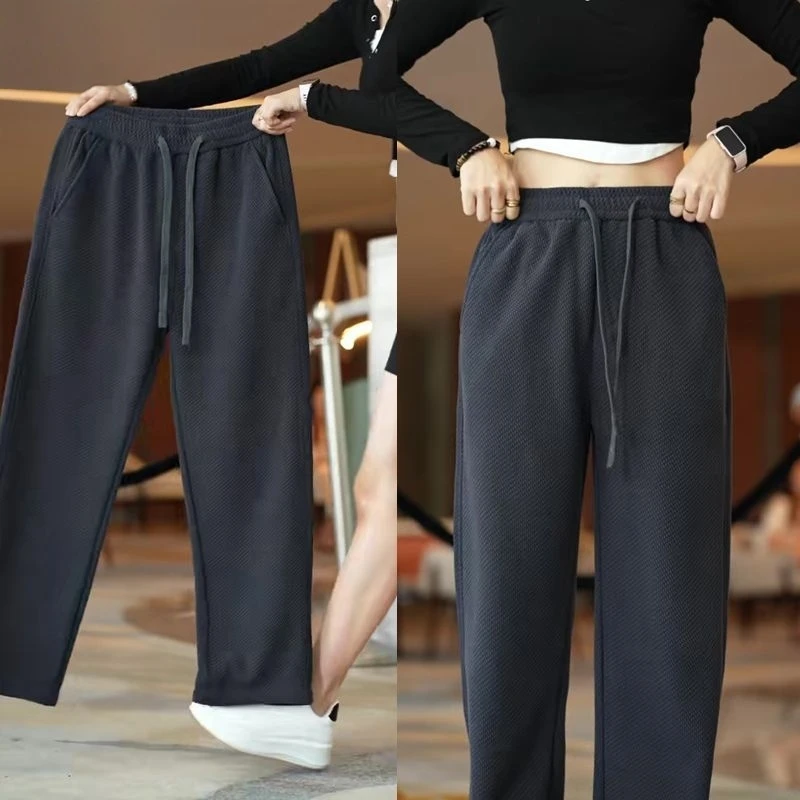 

Осенне-зимние мужские повседневные брюки нового стиля, трикотажные, прямого кроя, устойчивые к царапинам, износостойкие, стройнящие, модные, с диагональной текстурой