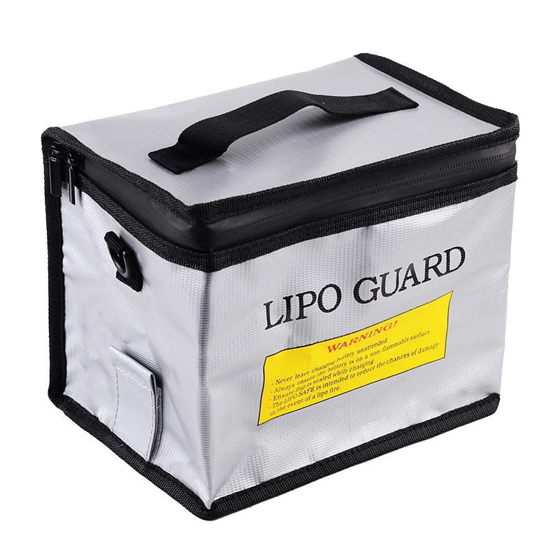 Lipo Battery Safe Bag 215*145*165mm Fireproof Explosionproof Bag RC Lipo Battery Guard Safe Portable Storage Handbag