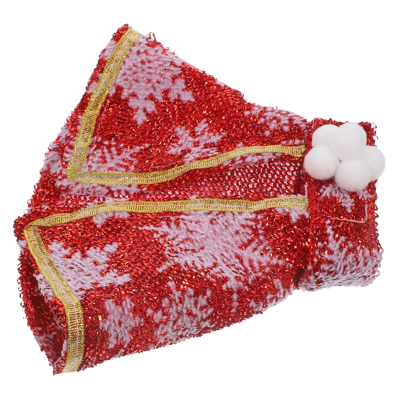 

Plush Chew Toys for Dogs Reusable Cloak Santa Claus Costume Pet Winter Lovely Cape Cat Cloth Adjustable