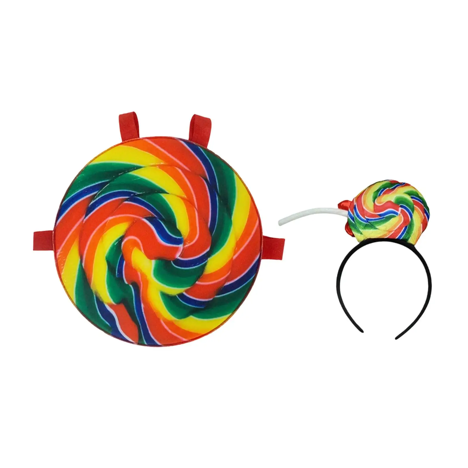 

Костюм-леденец для взрослых с повязкой на голову, необычный костюм для косплея на вечеринку или Хэллоуин