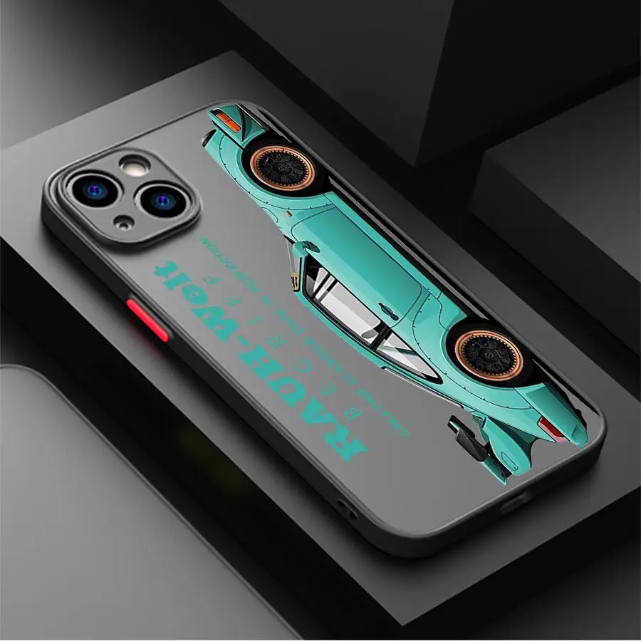 JDM Tokyo Drift Sports Car Phone Case for iPhone 16 Pro 11 12 Mini 13 14 Pro 15 Pro Max 7 8 Plus XR XS MAX funda