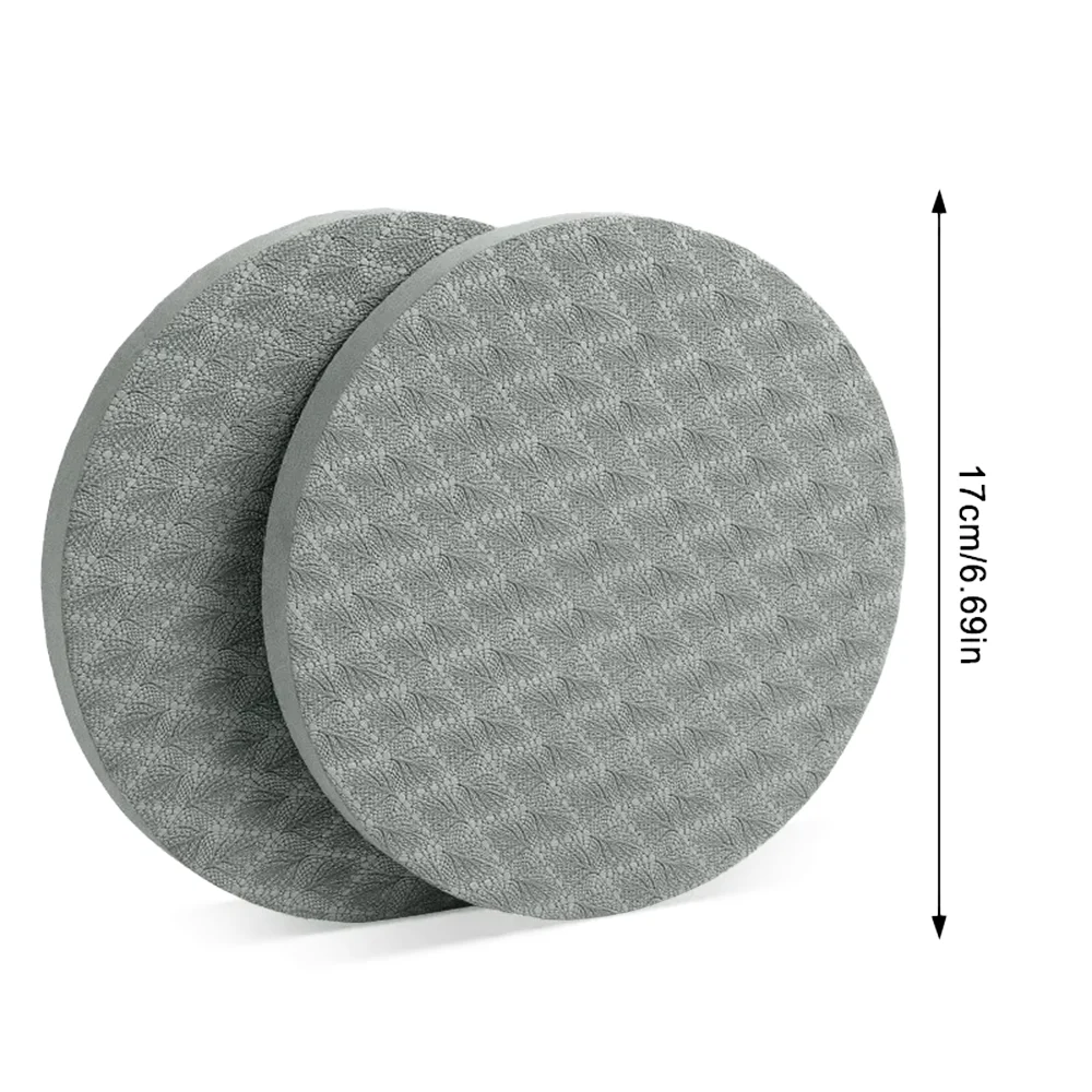 2PCS Yoga Knee Guard Foam Pilates Knee Guard Yoga Support Round Pads Anti Slip Fitness Anti Slip Pads for Knees, Elbows, Wrists
