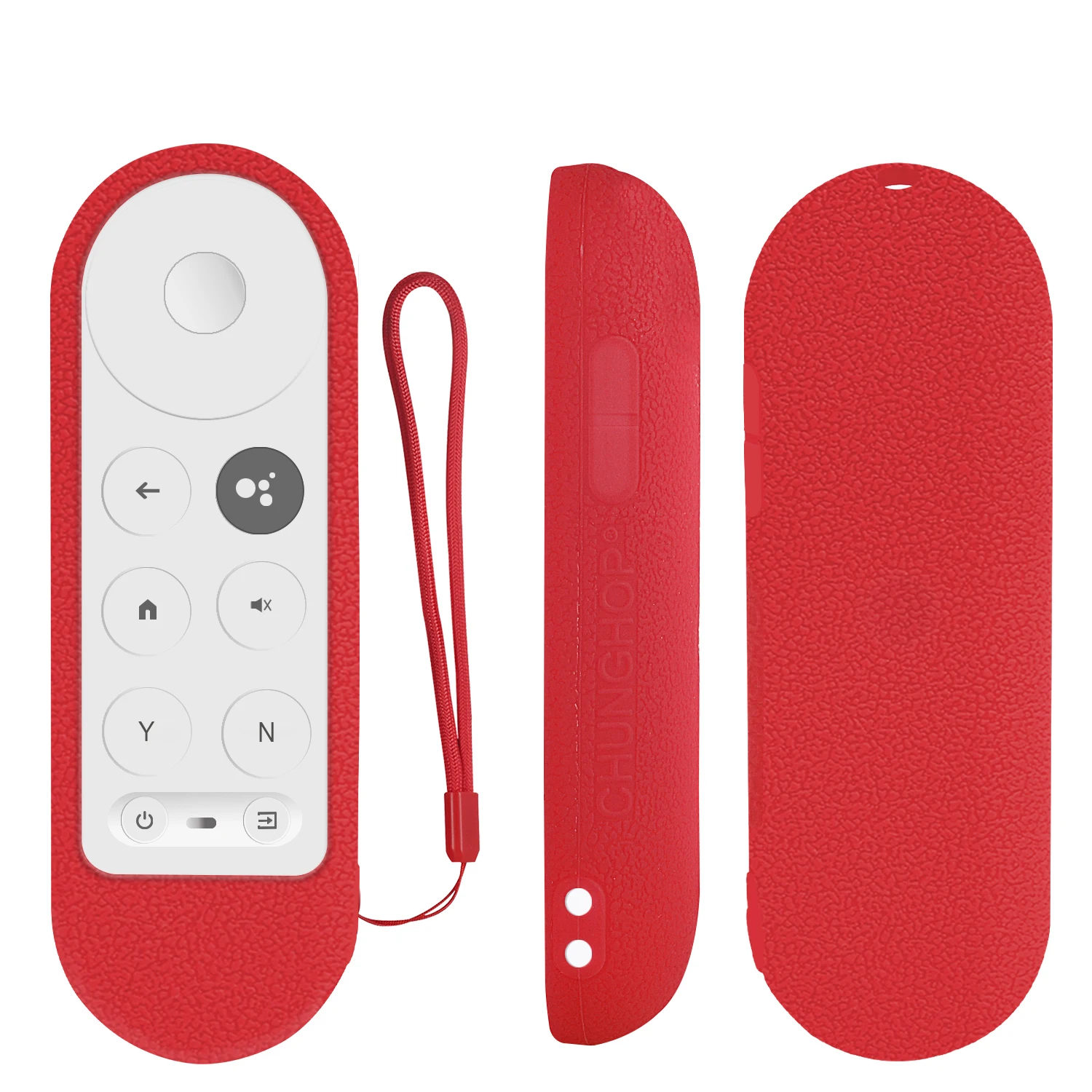 Silicone Case Fit for Chromecast for Google TV 2020 Voice Remote Shockproof Protective Cover for Google Remote Controller