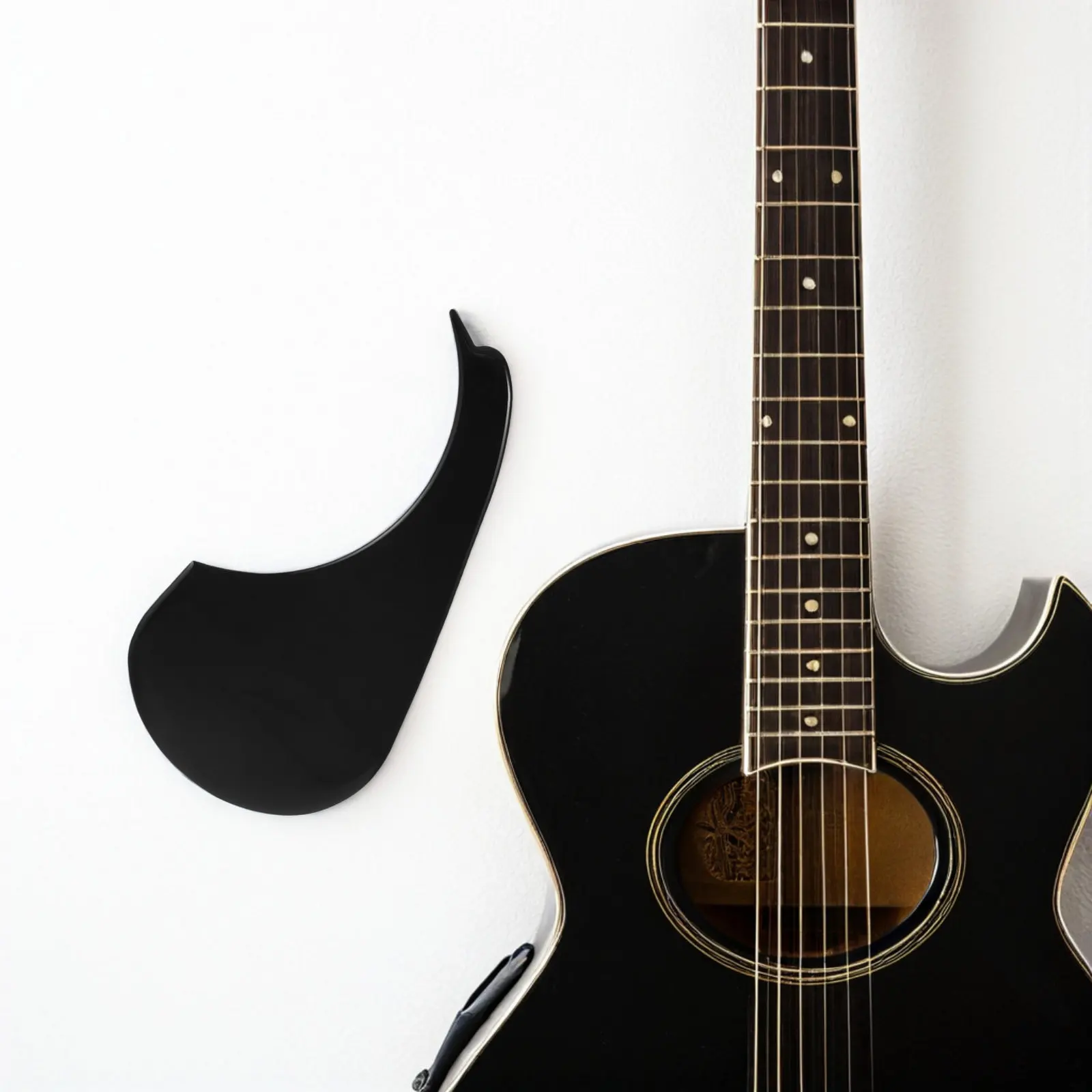 Self Adhesive Guitar Pickguard for Right Left Handed Guitars Universal Fit Customizable Shape Fade Proof Scratch Resistant Vinyl