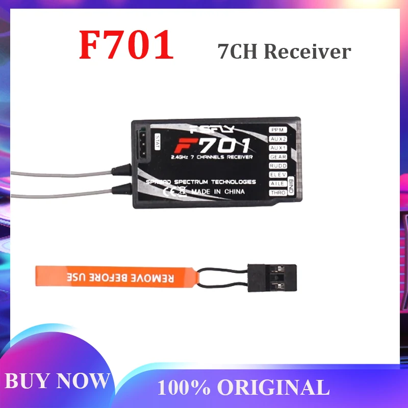 F701 2.4G 7Ch RC Receiver (Replace AR7000) For DX6I DX7 DX9 DSMX DSM2 Remote Control System