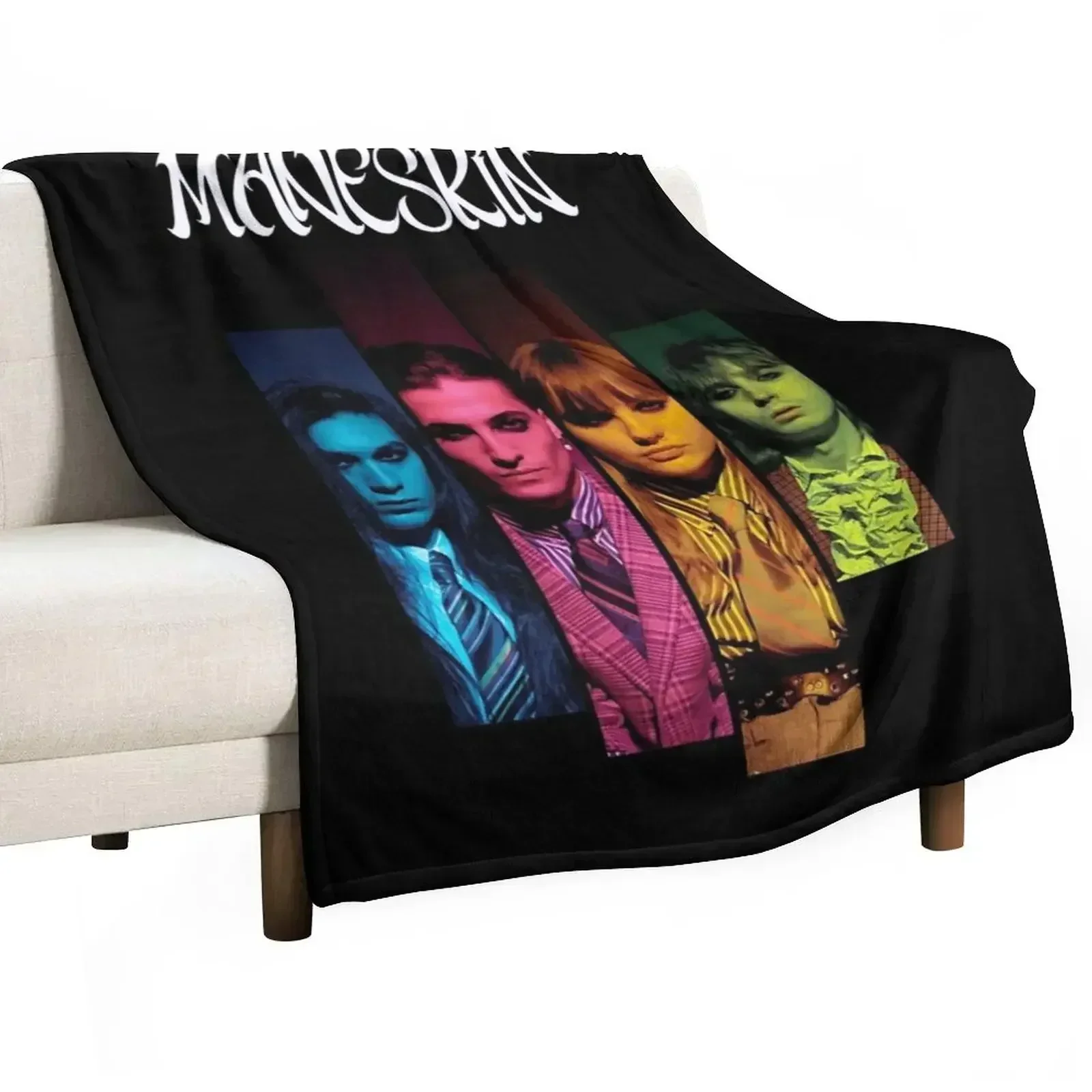 MANESKIN M?neskin 3 Throw Blanket Tourist Heavy Plaid on the sofa Luxury Brand Decorative Beds Blankets