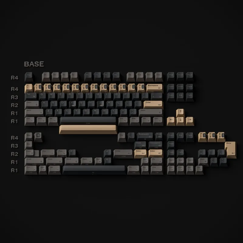 Schusswaffen-Tasten kappe pbt 5-seitige Sublimations-Kirschprofil-Tasten kappen für 68/84/87/97/Gaming-Zubehör für mechanische Tastatur