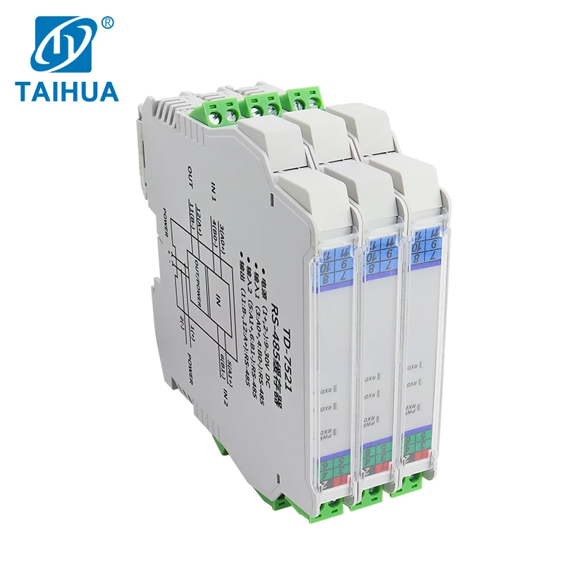 Rs485 Isolator Hub Module 1 to 2 4 Port Splitter Repeater with Photoelectric Isolation for Modbus Plc Dcs System