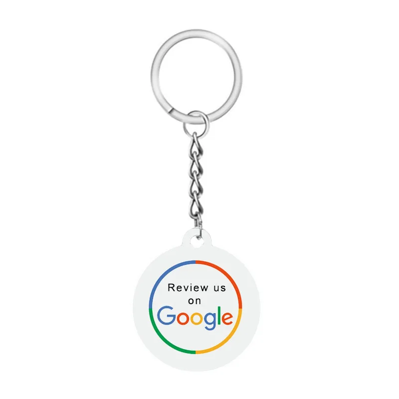 NFC Epoxy Keychain NFC Tag for Increase Google Reviews