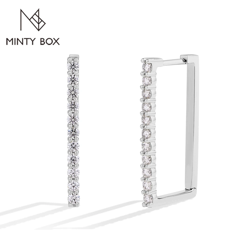 

Женские серьги-гвоздики MINTYBOX 1,1 карата с муассанитом, стерлинговое серебро S925, серьги-капли с бриллиантами в лаборатории, роскошные свадебные ювелирные украшения