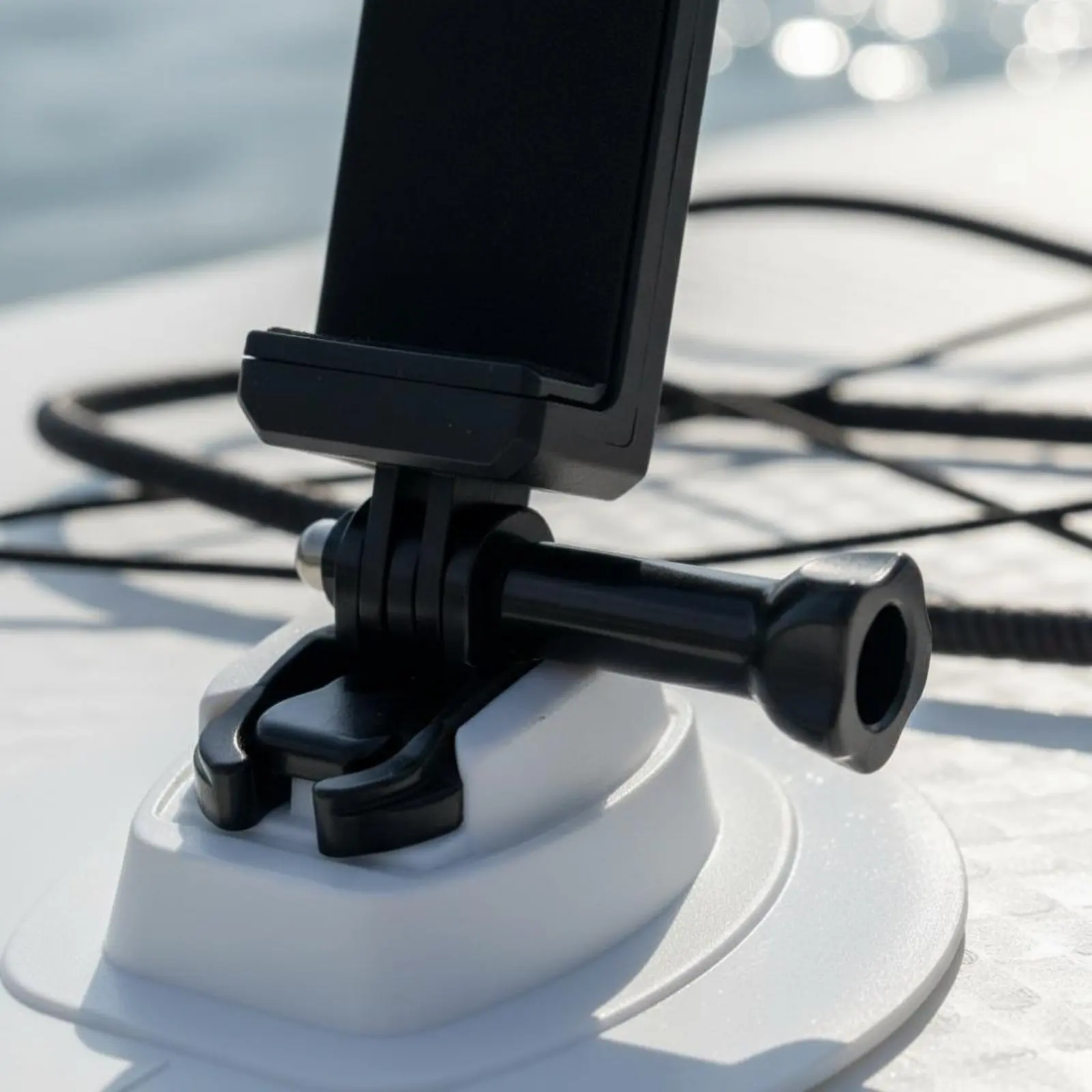 

Inflatable Surfboard Camera Base Hands-Liberated Capturing Stand-up Paddleboard Camera Mount Fast-Release Design for Surfers
