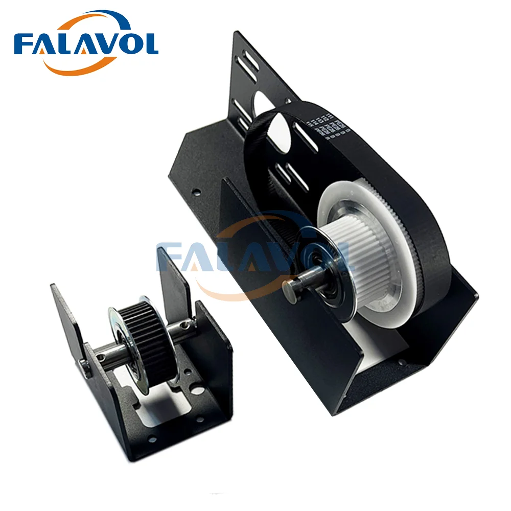 FALAVOL Printer Driving/Driven Pulley Timing Belt Pulley 45 Teeth with Holder Frame for Senyang/Hoson XP600 Board Inkjet Printer