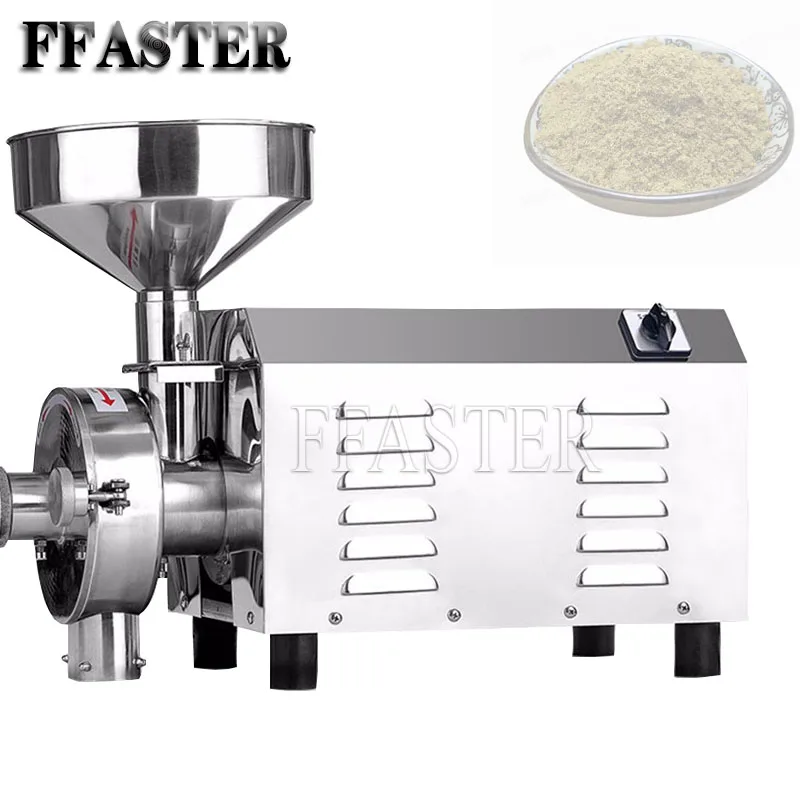 Electric Grain Mill Grinder 3000W Powerful Soybean Blender Cereal Crusher Food Processing Machine