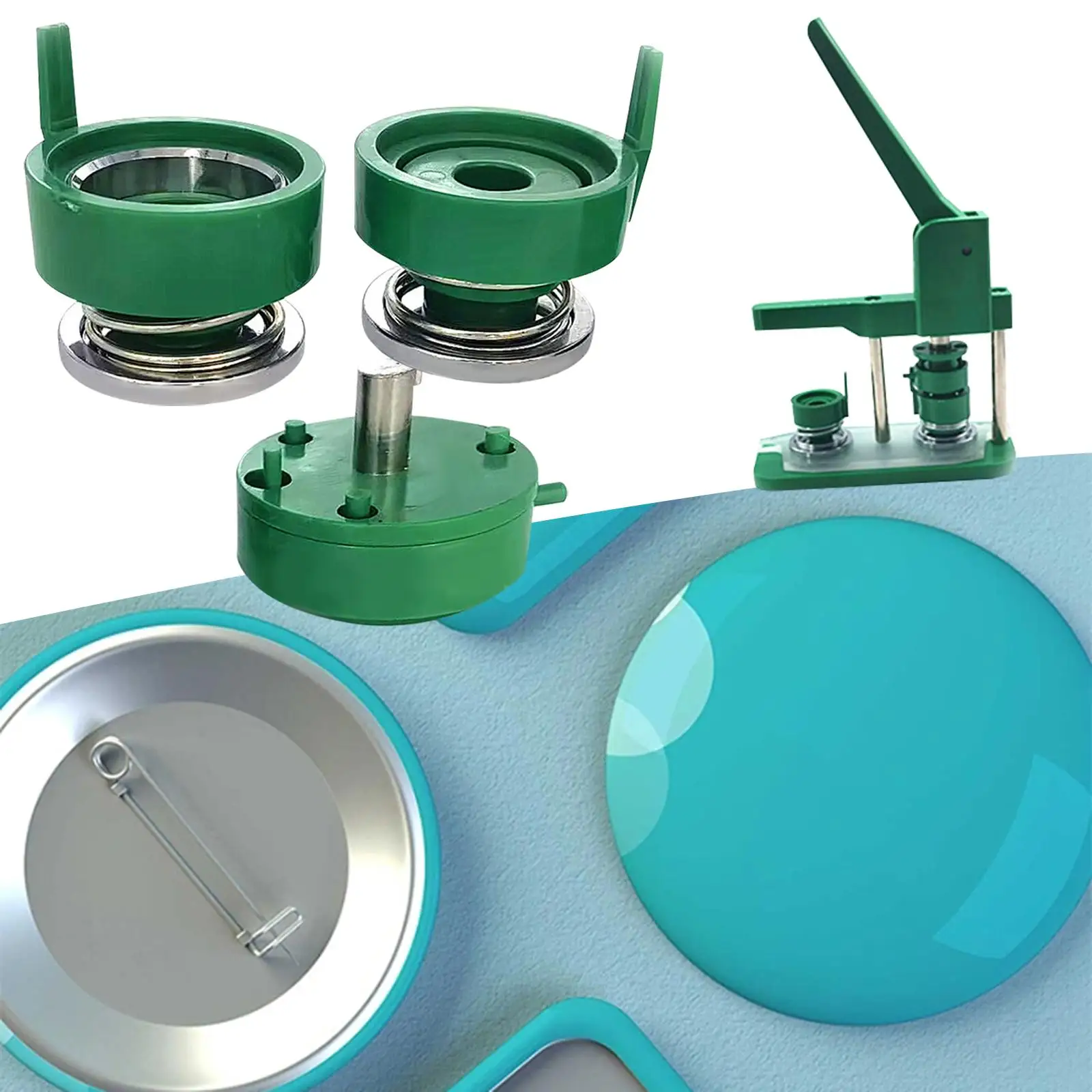 Round Pin Maker para Badge Making, Button Makers, DIY, 1 Set