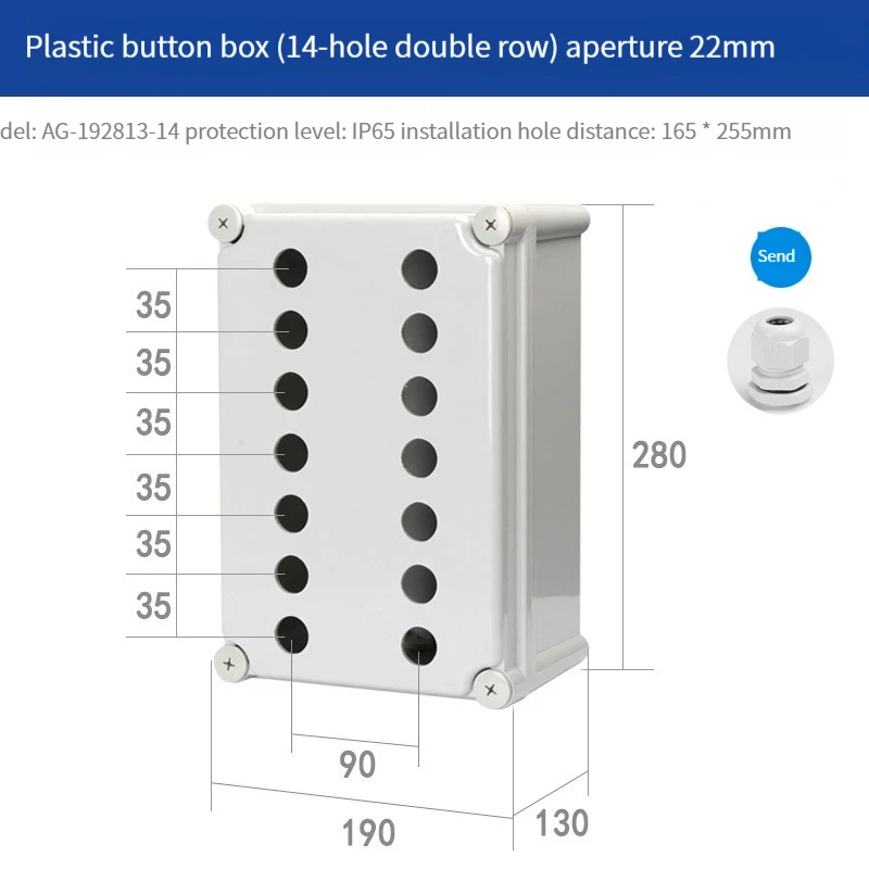 Variant: 14hole 22mm