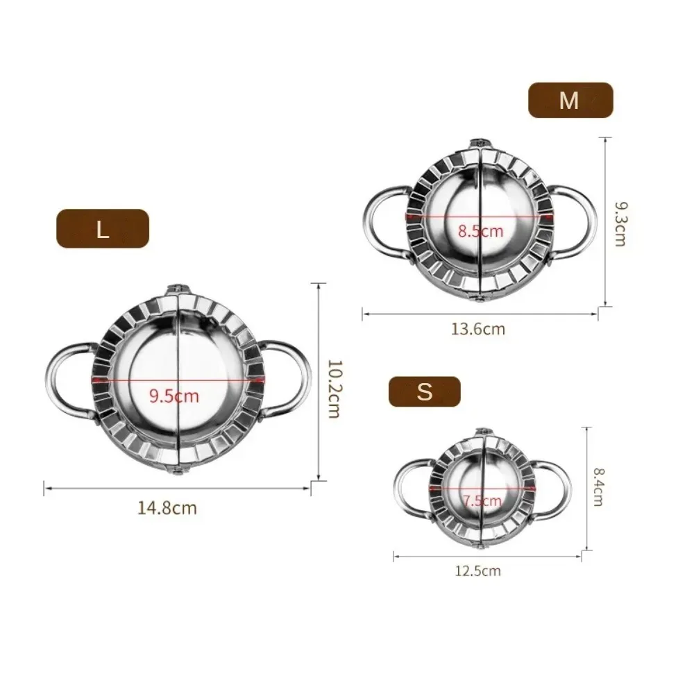 Stainless Steel Dumpling Maker Dumpling Skin Mold Ravioli Maker Press Pie Making Press Wrapper Pastry Maker Kitchen Accessories - view 3