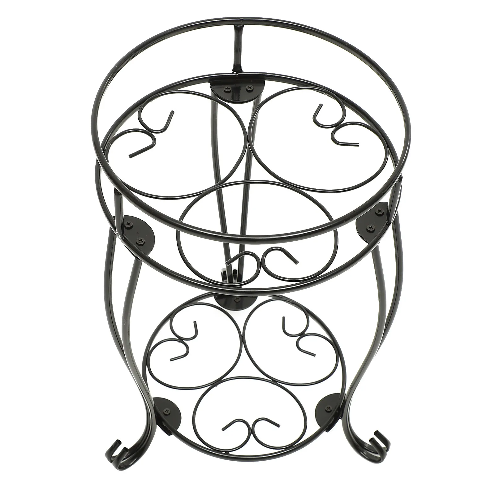 Metal Plant Stand Iron Flowerpot Rack Elevated Planter Stand for Indoor Plants Outdoor Pots Large Flower Stands Farmhouse Rustic