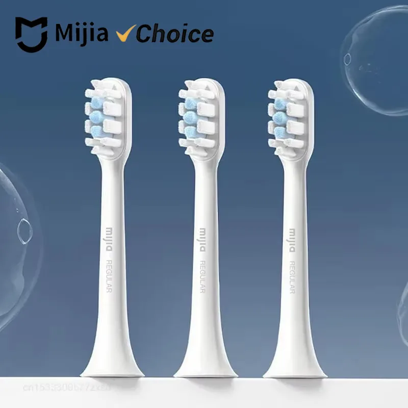 Têtes de brosse à dents électrique Mijia pour T100 T200 T300 T301 T302 T700, têtes de brosse à dents de rechange, poils doux en DuPont