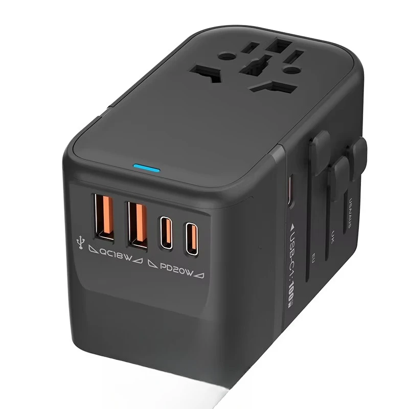 

New Watt Gallium Nitride Global Travel Adapter Fast Charging Global Travel Adapter