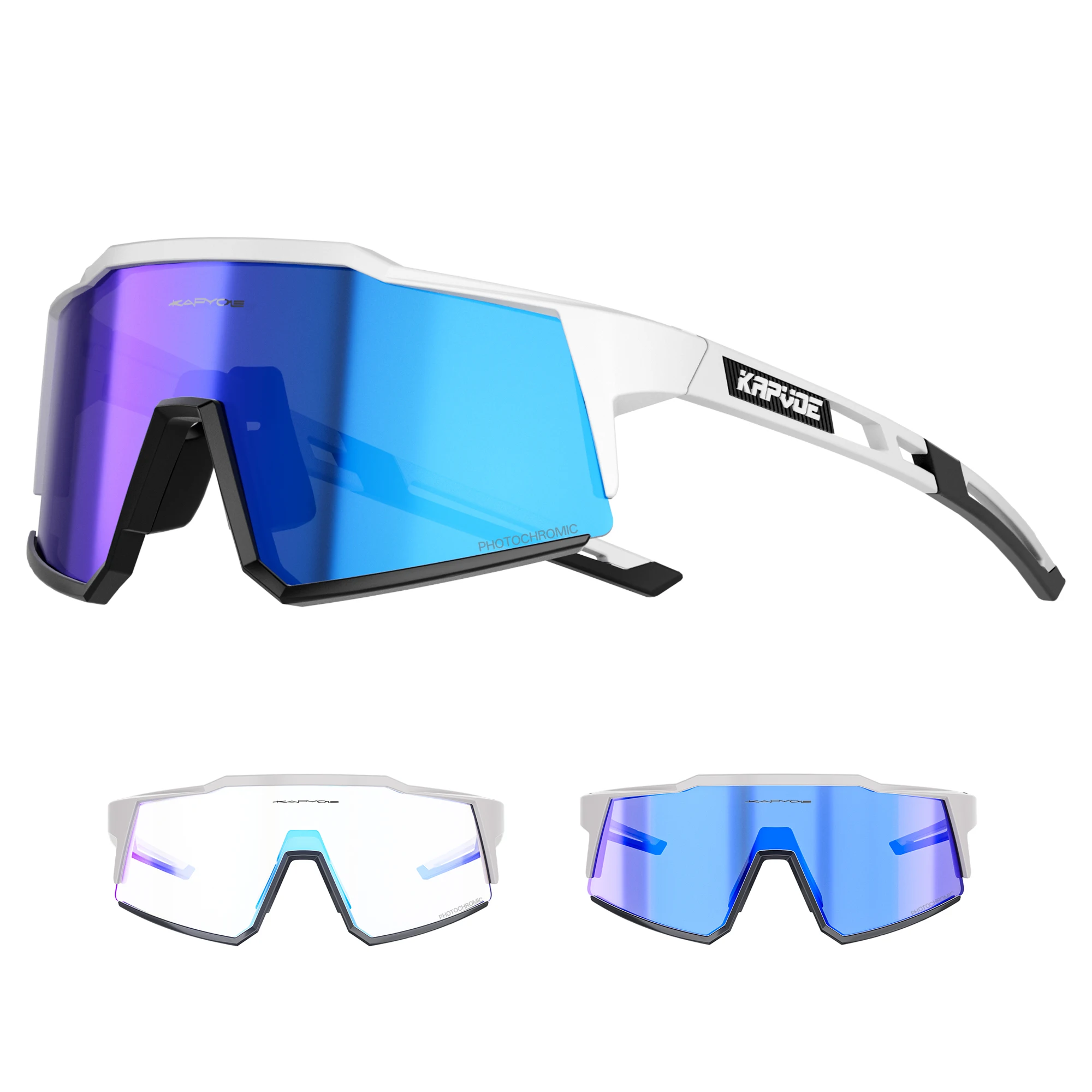 

Kapvoe фотохромные солнцезащитные очки для вождения и велоспорта, мужские велосипедные спортивные очки для отдыха на открытом воздухе, дорожные очки UV400, женские очки для верховой езды, новые