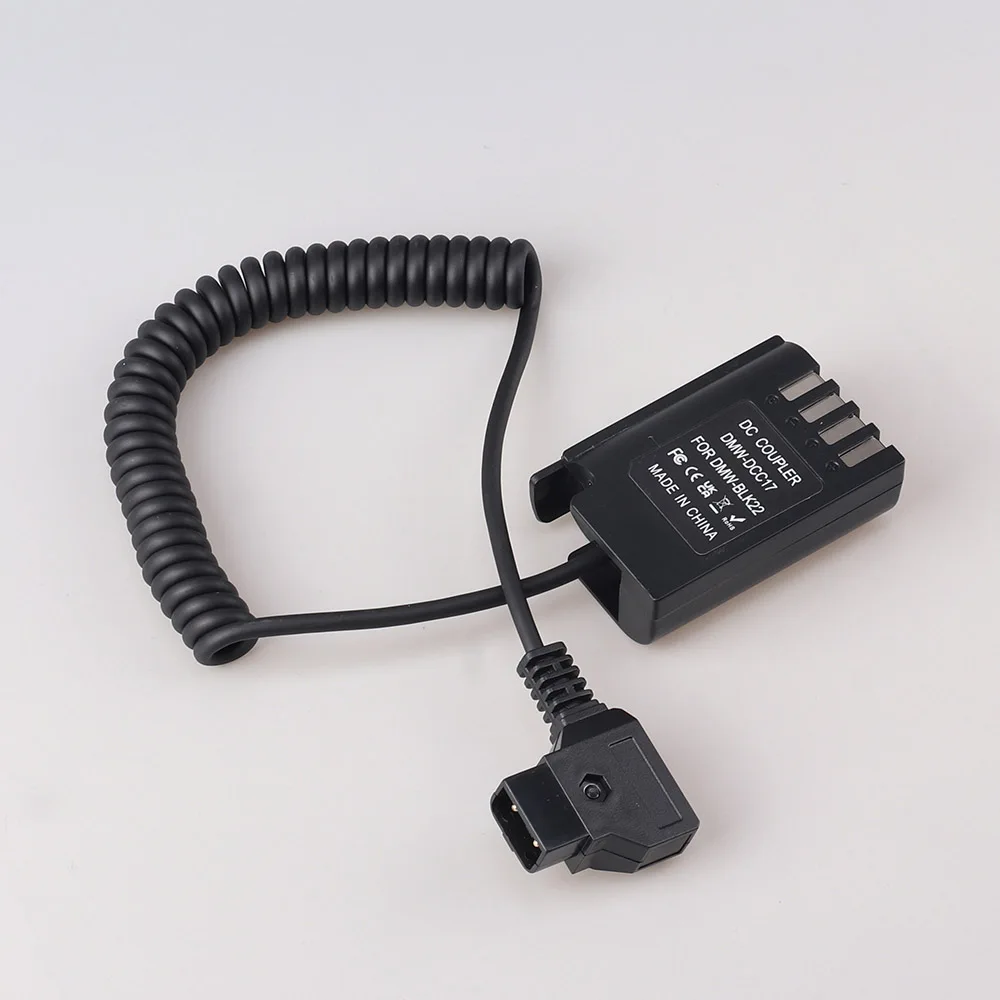 DMW-BLK22 الدمية بطارية تيار مستمر خط مستقيم تيار مستمر الربيع سلك نوع-c الربيع سلك D-TAP سلك الربيع Fotografica التصوير الملحقات