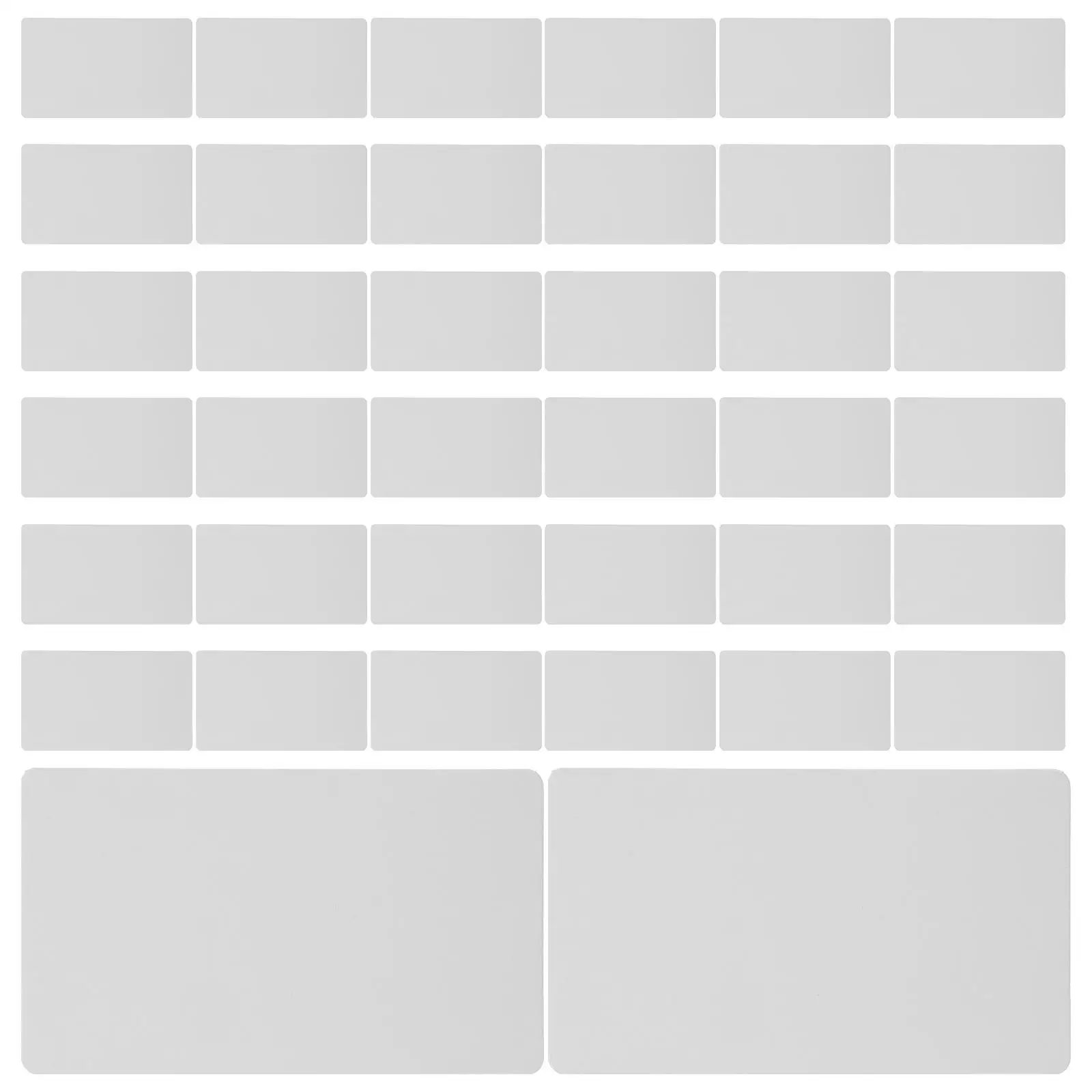 

Kraft Paper Material Greeting Card Word Retro Memo Pads Blank Cards Words Double-sided