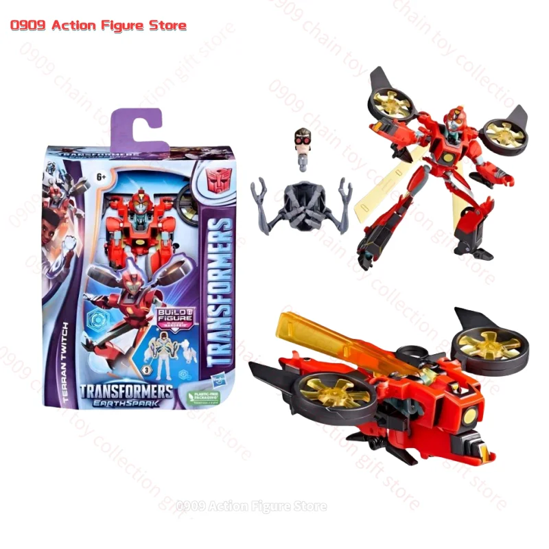 

In Stock Original Hasbro Transformed toys EarthsparkDeluxe Twitch Anime Figure Action Figures ModelToys