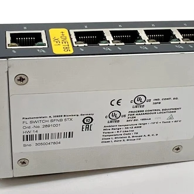 

Контактный переключатель Fl Sfnb 5tx 2891001, новый оригинальный готовый запас, промышленная автоматизация Pac, специальный контроллер программирования Plc