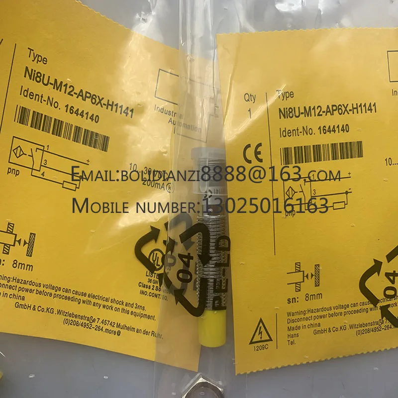 Sensor de interruptor de proximidad, NI8U-M12EE-AP6X-H1141, nuevo, disponible