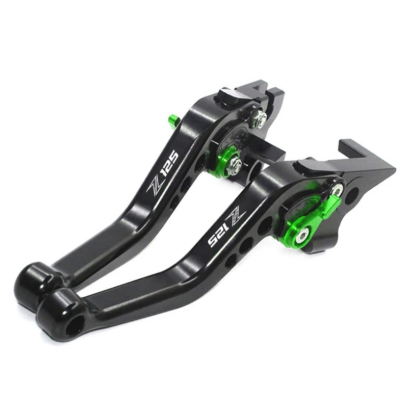 For kawasaki Z125 PRO 2015 2016 2017 2018 NINJA 125 2019 2020 2021 Motorcycle Adjustable Brake Clutch Levers Handlebar grips end