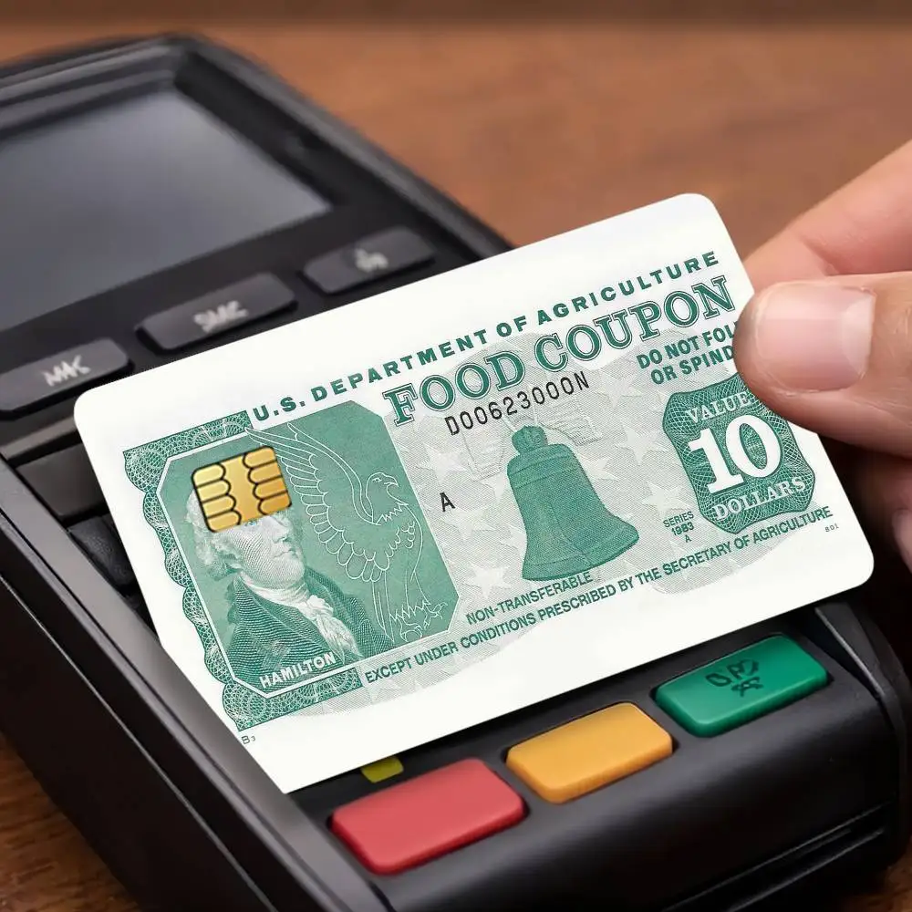 America Food Coupon Credit Card Public Transportation Cards Protective Sticker Waterproof Card Face Decoration 4PCS