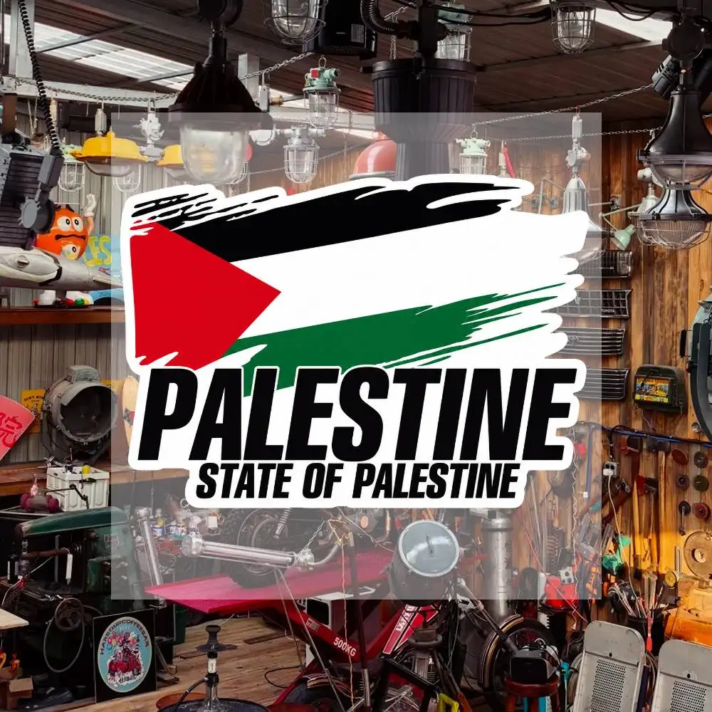 Palestine Aesthetic Graffiti Waterproof PVC Stickers for Car Motorcycle Skateboard Helmet Notebook
