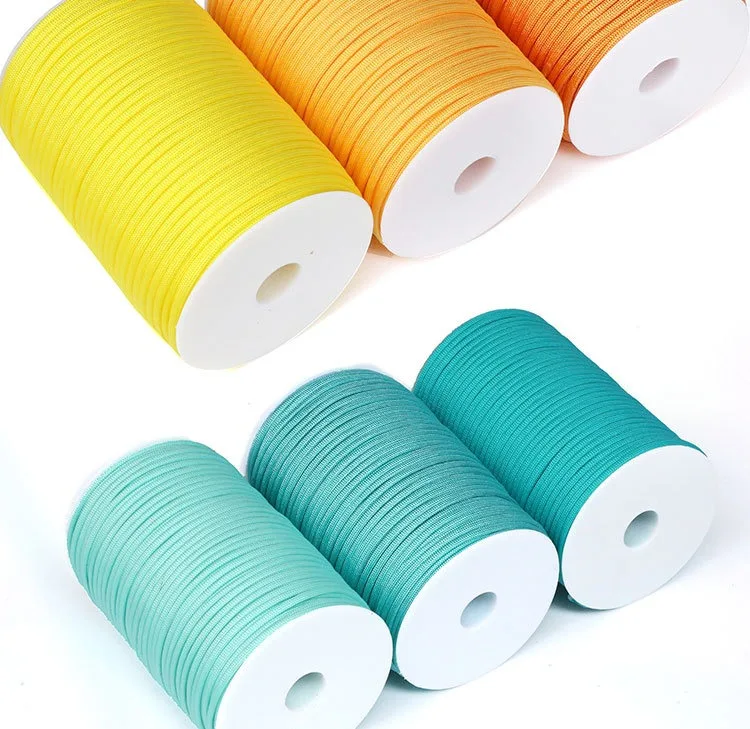 100 m 550 Militär 7-adriges Paracord-Seil 4 mm Outdoor-Polyester-Fallschirmschnur Camping Survival Regenschirm Zeltbündel – Detail 13