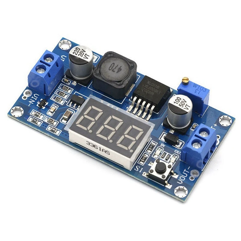 2Pcs XL6009 DC-DC Booster Module Adjustable Step-Up Boost Converter Module DC-DC 4.5V-32V To 5V-35V 4A Step-Up Module