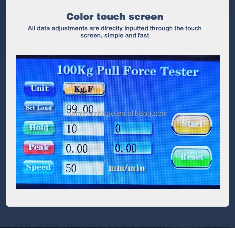 100kg Terminal Pull Tester Wire Tensile Tester Automatic Crimp Push Tester