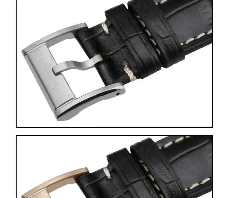 Watch accessories: stainless steel material, 18/20mm high-grade belt buckle, silicone watch buckle, solid luxury buckle