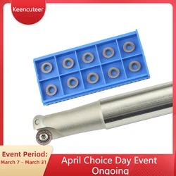 1PC EMR 4R/EMR 5R milling cutter 120-400mm Milling tool holder face milling cutter for carbide insert RPMT08T2 RPMT1003