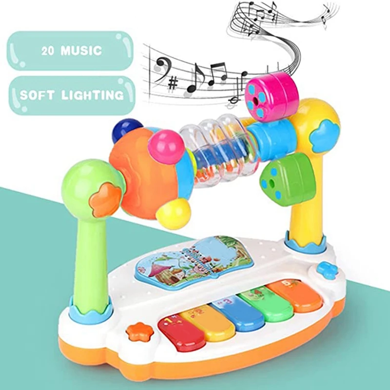 Children Baby Infant Early Education Learning Piano With Music And Lights Baby Hitting Piano Gift