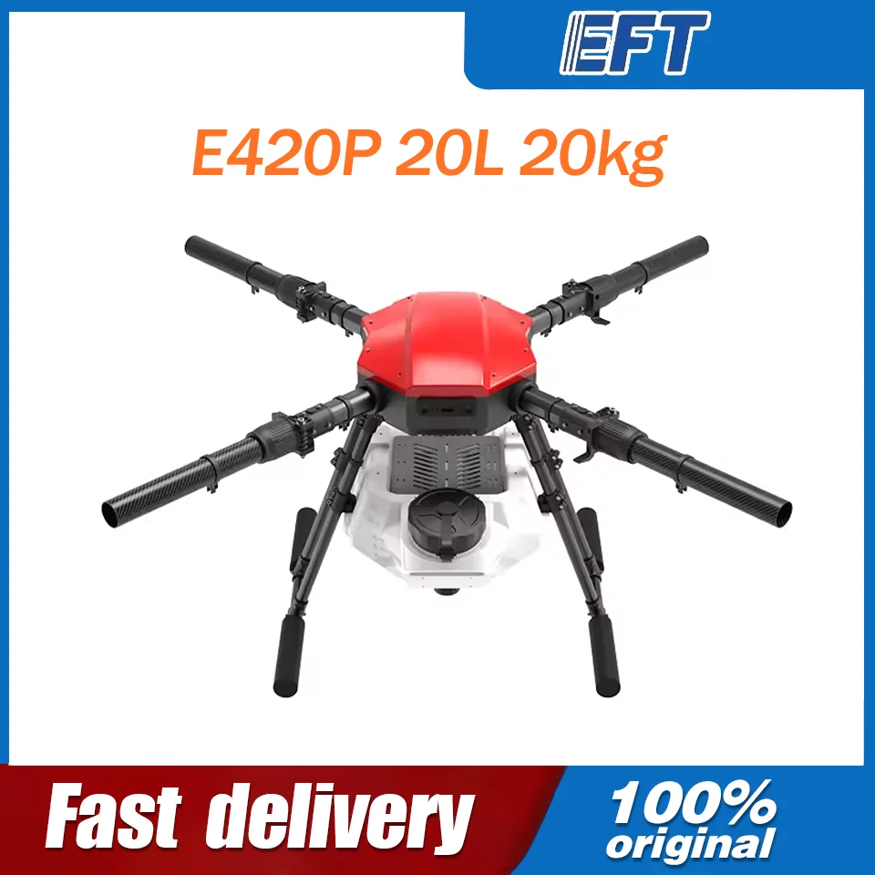 

EFT E420P 20L 20kg Agricultural spray frame kit four-axis Folding Quadcopter with Hobbywing X9 plus power system