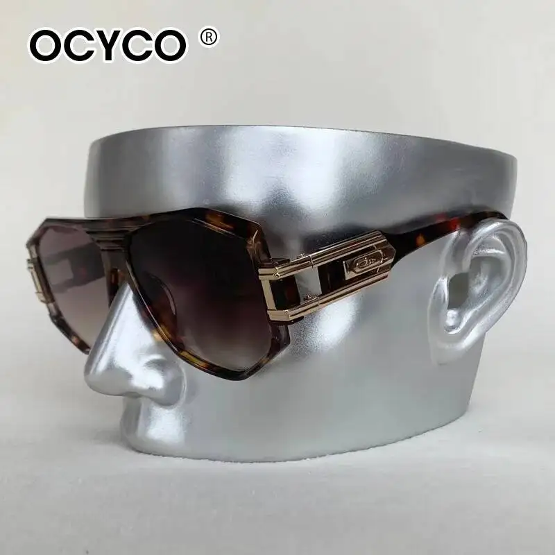 OCYCO 2026 Neue Großrahmige Punk-Sonnenbrille für Männer und Frauen Luxusmarke Vintage-Brillen Klassische Polygon-Metall-Sonnenbrille UV400