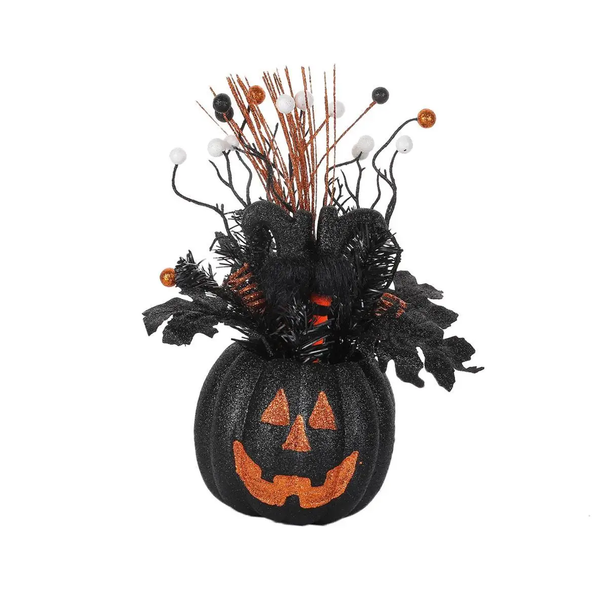 

Halloween Pumpkin Holiday Gifts Statue Simulation Pumpkins Model Halloween Decoration for Patio Halloween Table Decor Home Party